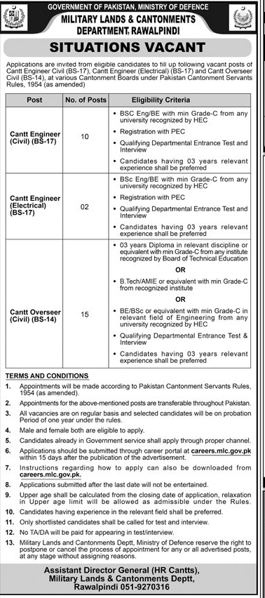 Ministry of Defence (MOD) Jobs