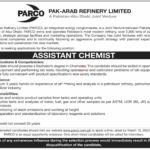 PARCO Pakistan Jobs 2020 for Assistant Chemist Latest Advertisement