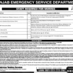 Punjab Emergency Service (1122) Jobs 2022 latest Advertisement