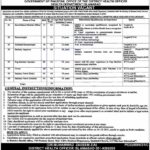 District Health Department Jobs 2022 latest Advertisement