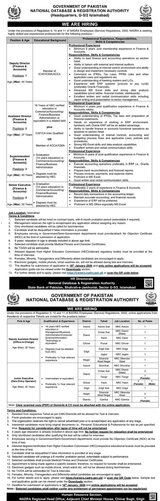 National Database & Registration Authority jobs