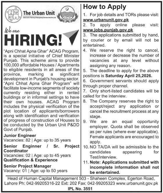 Urban Unit Research Analyst / Associate jobs